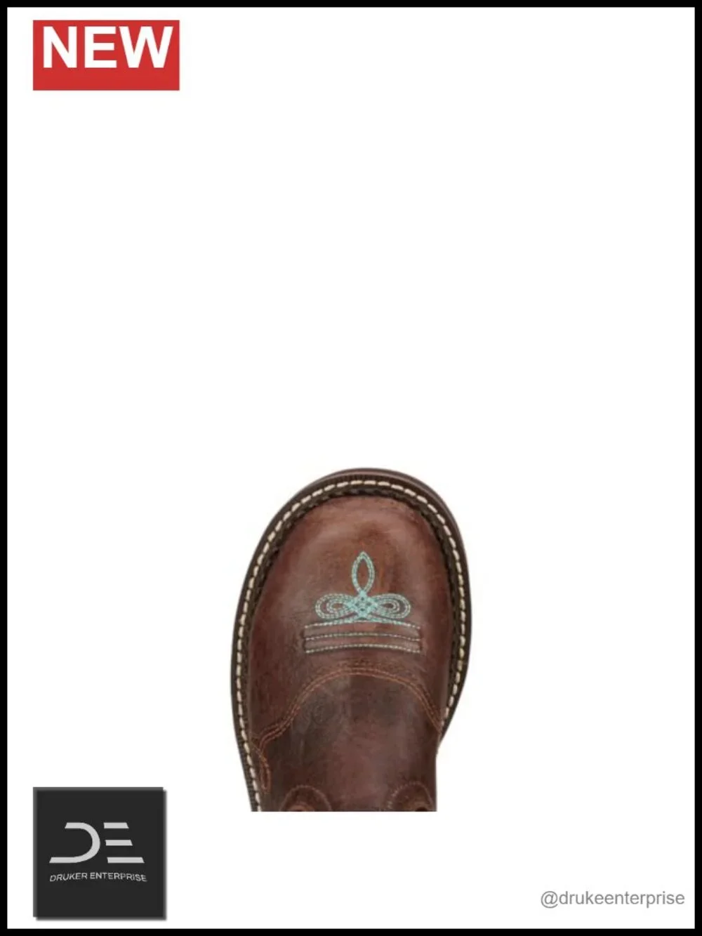 Women's Western Boots Leather Mid-Calf Pull-On Cowboy Boots